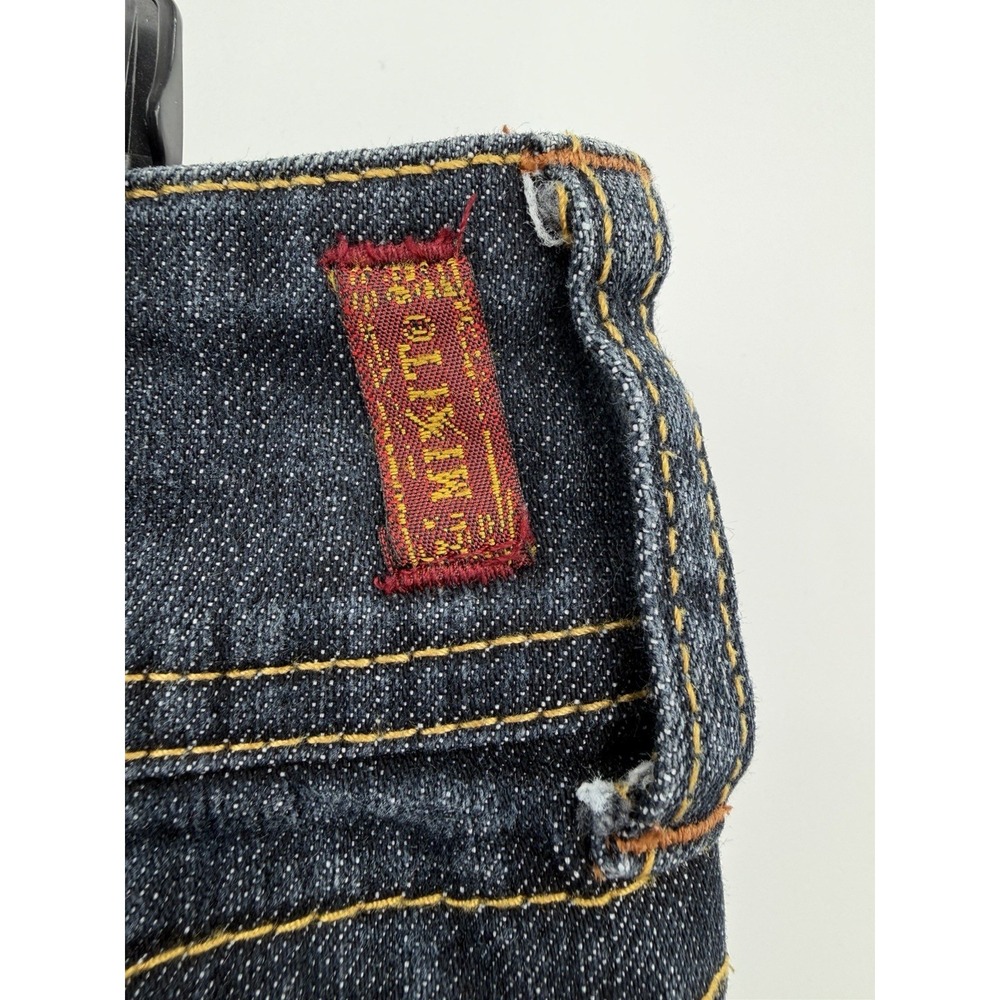 Mix It Women's Dark WashJeans Stretch Mid Rise Size 6 Petite - Picture 4 of 9